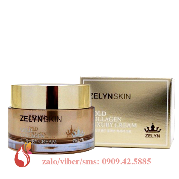 KEM DƯỠNG DA CHỐNG LÃO HÓA ZELYNSKIN GOLD COLLAGEN LUXURY CREAM 50G