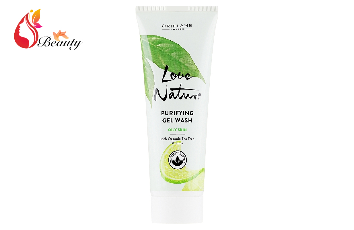 Love Nature Purifying Gel Wash with Organic Tea Tree & Lime