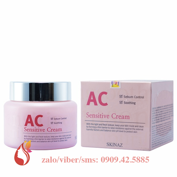 Kem dưỡng da cao cấp AC Sensitive Cream Skinaz Hàn Quốc - 100 ml