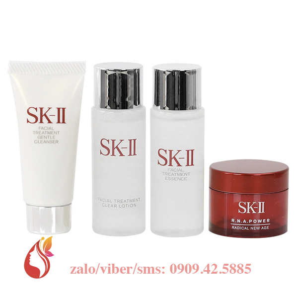 SET DƯỠNG TRẮNG DA SK-II BEAUTY TRAVEL KIT (4 Món)