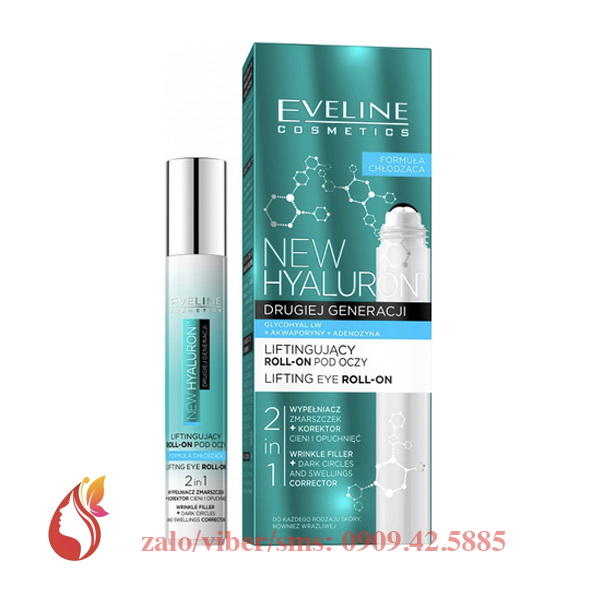 Bút lăn mắt Eveline Cosmetic New Hyaluron 15ml