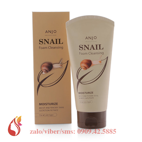 SỮA RỬA MẶT DƯỠNG ẨM TỪ ỐC SÊN ANJO SNAIL FOAM CLEANSING