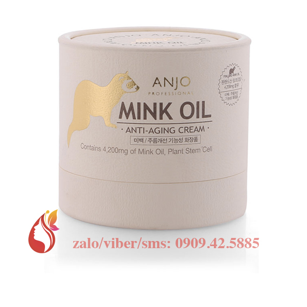 KEM DƯỠNG DA TINH CHẤT CHỒN ANJO MINK OIL CREAM