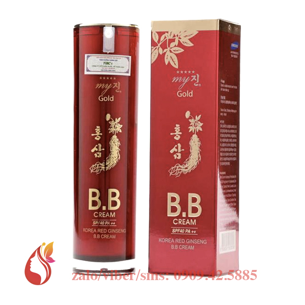 Kem nền BB Cream Hồng Sâm Đỏ My Gold SPF45 PA++