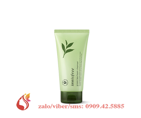 Sữa rửa mặt trà xanh Innisfree Green Tea Pure Cleansing Foam Hàng F1