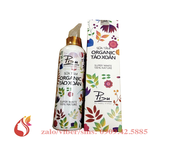 Sữa Tắm Organic Tảo Xoắn Pizu 300ml