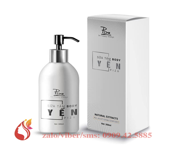 Sữa tắm trắng body Yến Pizu